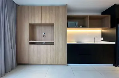 Apartamento loft para locação anual totalmente mobiliado, 1 vaga de garagem, edifício 4sete, no bairro centro, itajaí-sc