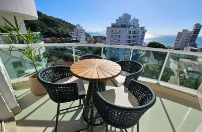 Cobertura semimobiliada para locação, 5 suítes, 4 vagas de garagem, edifício splendid etoile, bairro cabeçudas, itajaí - sc