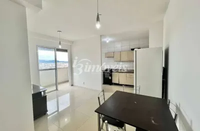Apartamento semimobiliado para locação, 2 quartos, 1 vaga de garagem, edifício vila dos corais, bairro cidade nova, itajaí-sc