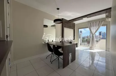 Apartamento para locação anual mobiliado, equipado e decorado, 1 vaga de garagem, residencial portinari, no bairro centro, itajaí-sc