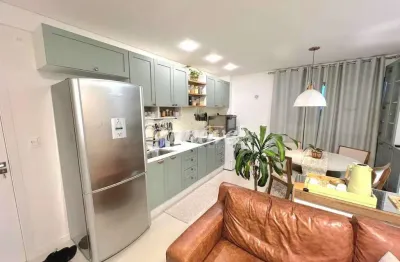 Apartamento semimobiliado à venda, 2 quartos, 1 vaga de garagem, edifício residencial villagio das flores, bairro são vicente, itajaí-sc