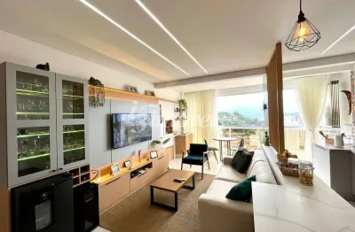 Apartamento mobiliado à venda, com 2 suítes, 2 vagas, no le havre residence, bairro fazenda, itajaí sc