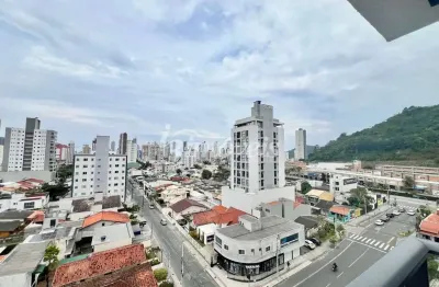 Apartamento semimobiliado para locação, 2 suítes, 1 vaga, edifício residencial maiori, bairro centro, itajaí-sc