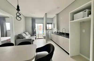 Apartamento mobiliado para locação, 1 quarto, 1 vaga de garagem, residencial do vale, bairro fazenda, itajaí-sc
