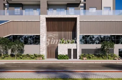 Residencial saint malô, apartamento à venda com 2 suítes, 1 vaga, no centro em itajaí sc