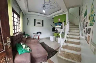 Casa sobrado a venda com 106m2, 2 quartos e 1 vaga no bairro do jardim do papai