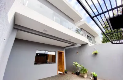 Vende sobrado  moderno no bairro brasília em cascavel!