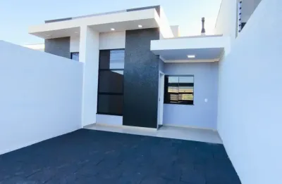 Lindissima casa nova no bairro florais com 3 quartos sendo 1 suite