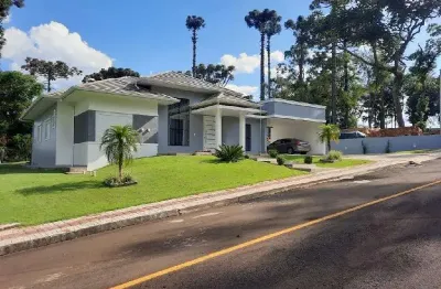Casa em condomínio fechado com 3 quartos à venda na santa catarina, 1, interior, guatambú por r$ 2.065.000