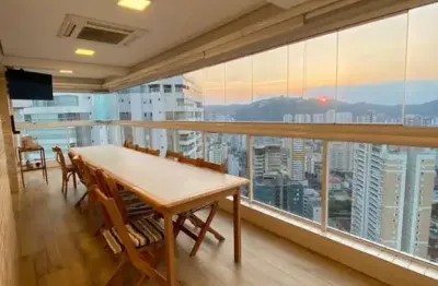 Venda excelente apto porteira fechada com 2 suítes, super varanda goumet e lazer, no gonzaga, santos, sp