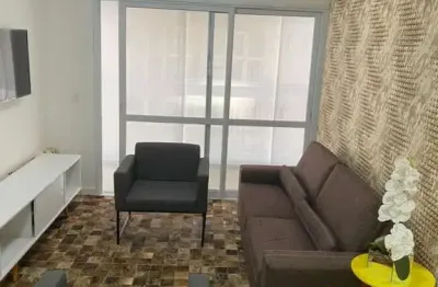 Legend apto 2 quartos no gonzaga  varanda, mobiliado e lazer completo!