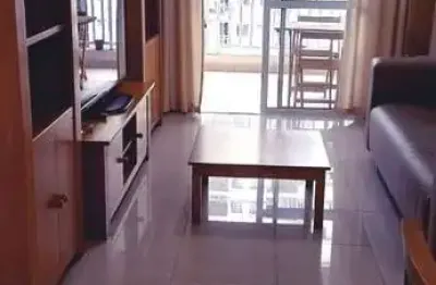 Locação apto mobiliado, 2 quartos no acqua play, lazer completo, no marapé, em santos - sp