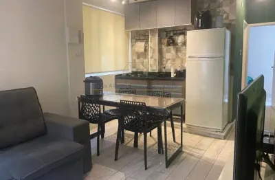 Venda apto mobiliado reformado de 1 quarto, proximo a praia, no josé menino em santos -sp
