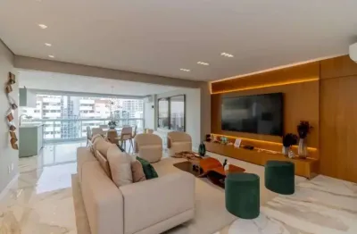 Vila mascote: apartamento com 165 m² cm 2 suítes, varanda gourmet envidraçada, 3 vagas.
