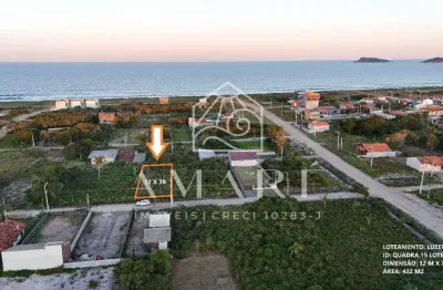 Terreno à venda na praia do ervino, são francisco do sul  por r$ 200.000
