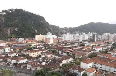Apartamento para venda, varanda, andar alto e vista livre. bairro josé menino, santos-sp.