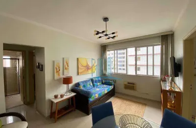 Aluga-se apartamento totalmente mobiliado no bairro da aparecida, santos-sp., a 1 quadra da praia e próximo ao sesc e shopping praiamar.