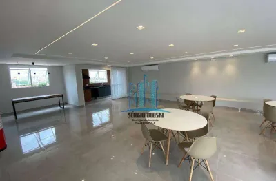 Apartamento decorado à venda, prédio de 2.024, com 1 quarto, varanda gourmet integrada à sala. próximo à rota de fretados.