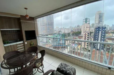Vende-se 3 quartos, varanda gourmet, lazer. r$ 950 mil. santos-sp.