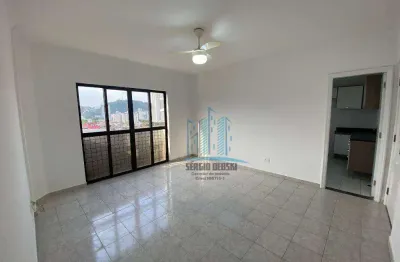 Apartamento à venda em andar alto, vista livre. campo grande, santos-sp.