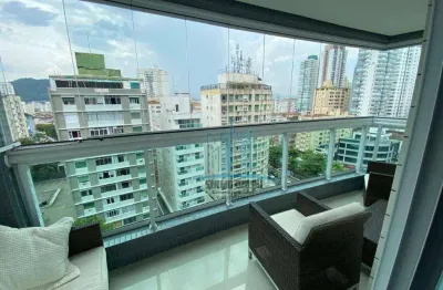 Lindo apartamento à venda, vista livre, ampla varanda, à uma quadra da praia. 3 suítes, 3 vagas, lazer.