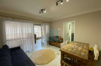 ALuga-se apartamento tipo Garden, mobiliado, no Gonzaga, Santos-SP.Prédio com piscina, academia, sauna e salão de festas.