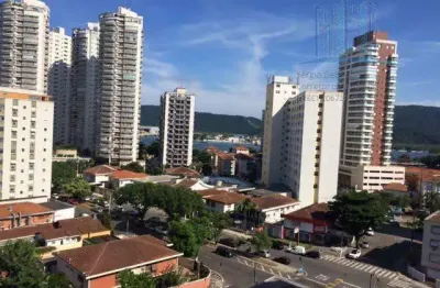 Vende-se amplo apartamento, claro e arejado, na Ponta da Praia, em Santos. 3 dormitórios