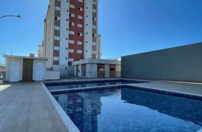 Apartamento de 01 quarto mobiliado, garagem e piscina