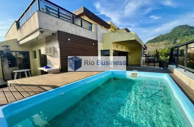 Cobertura com terraço e piscina privada varanda em todos qts