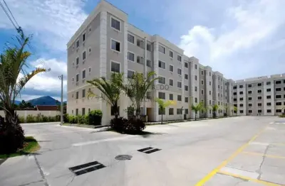 Apartamento com 2 quartos à venda na estrada do magarça, guaratiba, rio de janeiro, 50 m2 por r$ 140.000
