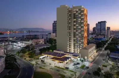 Apartamento com 2 quartos à venda na avenida cidade lima, santo cristo, rio de janeiro, 39 m2 por r$ 366.724