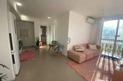 Apartamento com 2 dormitórios semi mobiliado no acqua parque residence