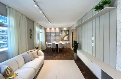 Vende apto reformado e decorado - semi mobiliado, (3 quartos) 1 suíte e 2 demi-suítes, 1 vaga