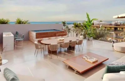 Cobertura à venda em ipojuca, praia do cupe, com 3 quartos, 156m²