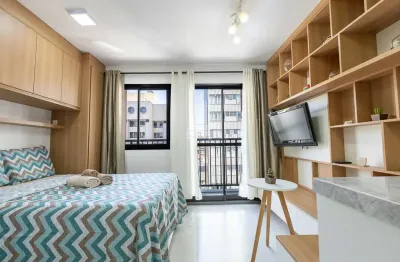 Kitnet / stúdio à venda na rua tibagi, 740, centro, curitiba, 22 m2 por r$ 325.000