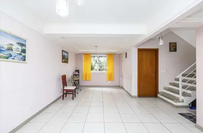 Casa em condomínio fechado com 3 quartos à venda na rua maria trevisan tortato, 964, novo mundo, curitiba, 177 m2 por r$ 890.000