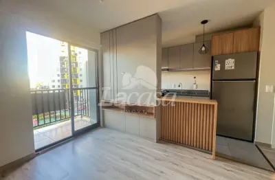 Imobiliária la casa aluga: apartamento novo e semi mobiliado, no condomínio vista batel!