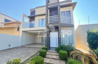 Imobiliária la casa aluga: sobrado de alto padrão no batel, semi-mobiliado! próximo ao unimax.