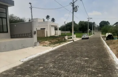 Terreno em condomínio fechado à venda na Avenida Prefeito Milton Rodrigues, s/n, Centro (Manilha), Itaboraí