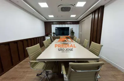 Sala para alugar, 205 m² por r$ 31.898,33/mês - jardim das colinas - são josé dos campos/sp