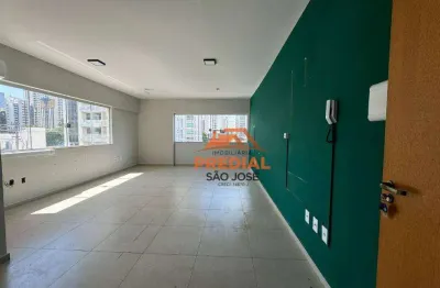 Sala para alugar, 42 m² por r$ 2.428,92/mês - jardim aquarius - são josé dos campos/sp
