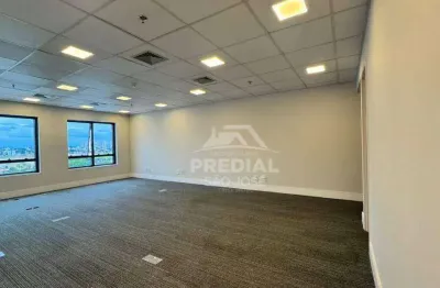 Sala para alugar, 80 m² por r$ 7.580/mês - jardim aquarius - são josé dos campos/sp