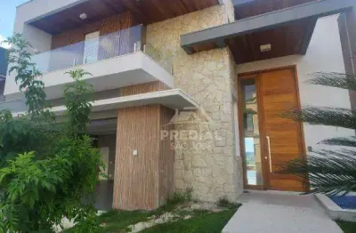 URBANOVA | CONDOMÍNIO JAGUARY | SOBRADO ALTO PADRÃO | 4 SUÍTES | EXCELENTE M²  ? Lindo sobrado de alto padrão no Condomínio Jaguary – Urbanova ? 450m²