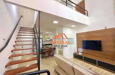 Apartamento com 1 dormitório à venda, 72 m² por r$ 690.000,00 - jardim aquarius - são josé dos campos/sp