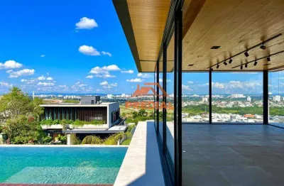 Casa apuã: arquitetura contemporânea e assinada, localizada no condomínio reserva do paratehy e projetada para proporcionar uma vista de 360º graus.