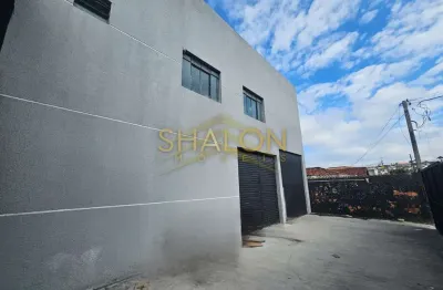 <p>barracão comercial com mezanino e estacionamento privativo - ótima localização - atuba - pinhais</p>