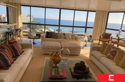 Apartamento com 4 quartos à venda na rua rio vermelho, rio vermelho, salvador, 320 m2 por r$ 1.700.000