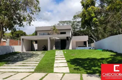 Casa com 4 quartos à venda na rua guarajuba, guarajuba, camaçari por r$ 1.250.000