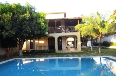 Casa em condomínio fechado com 5 quartos à venda na rua martins de oliveira, 423, pitangueiras, lauro de freitas, 530 m2 por r$ 1.200.000