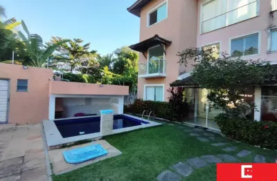 Casa em condomínio fechado com 3 quartos à venda na rua milena ramone alencar ramos, ipitanga, lauro de freitas, 101 m2 por r$ 499.000